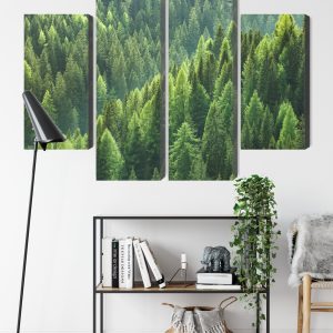 Peinture en plusieurs parties Le Vert De La Forêt – Image 9