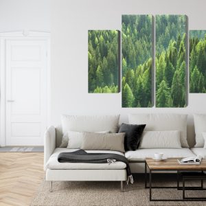 Peinture en plusieurs parties Le Vert De La Forêt – Image 6