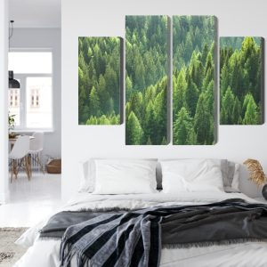 Peinture en plusieurs parties Le Vert De La Forêt – Image 7