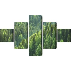 Peinture en plusieurs parties Le Vert De La Forêt – Image 2