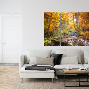 Peinture en plusieurs parties Paysage De Forêt D'automne 3D – Image 6