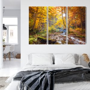 Peinture en plusieurs parties Paysage De Forêt D'automne 3D – Image 7