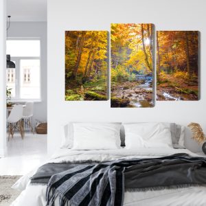 Peinture en plusieurs parties Paysage De Forêt D'automne 3D – Image 7