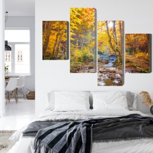 Peinture en plusieurs parties Paysage De Forêt D'automne 3D – Image 7