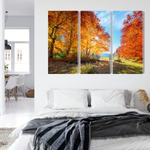 Peinture en plusieurs parties Arbres D'automne Colorés – Image 7