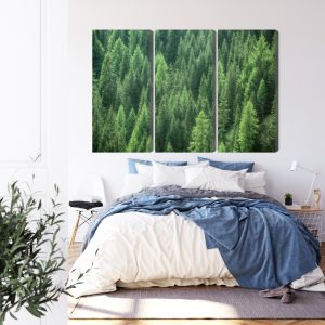 Peinture en plusieurs parties Vue De La Forêt Verte 3D – Image 3