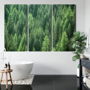 Peinture en plusieurs parties Vue De La Forêt Verte 3D – Image 5