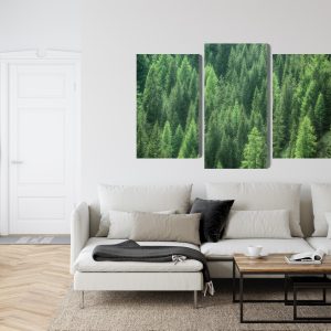 Peinture en plusieurs parties Vue 3D De La Forêt Verte – Image 6