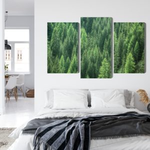 Peinture en plusieurs parties Vue 3D De La Forêt Verte – Image 7