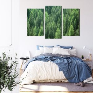 Peinture en plusieurs parties Vue 3D De La Forêt Verte – Image 3