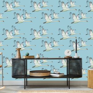 Papier Peint Cygnes Volants – Image 5