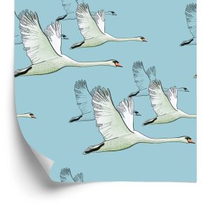 Papier Peint Cygnes Volants – Image 2
