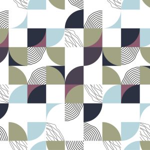 Papier Peint Abstraction Géométrique Colorée – Image 1
