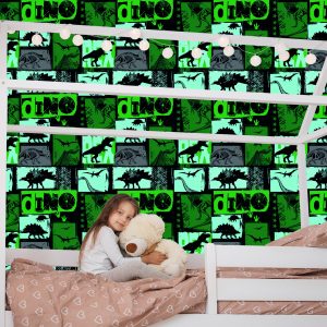 Papier Peint Chambre Des Jeunes Avec Des Dinosaures – Image 7