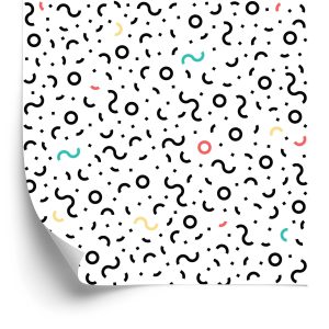 Papier Peint Motifs Géométriques Colorés – Image 2
