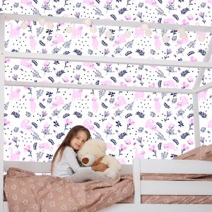 Papier Peint Pour Les Enfants - Chats Roses Endormis – Image 7