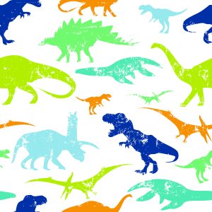 Papier Peint Chambre D'enfant De Dinosaures Colorés – Image 1