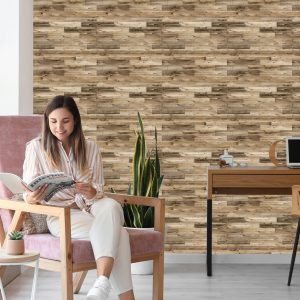 Papier Peint Planches De Texture Bois Pour Chambre – Image 7