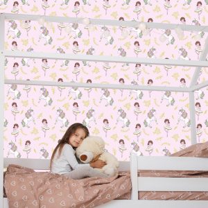 Papier Peint Pour Les Enfants - Licornes Et Ballerines – Image 7