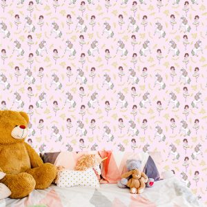 Papier Peint Pour Les Enfants - Licornes Et Ballerines – Image 6