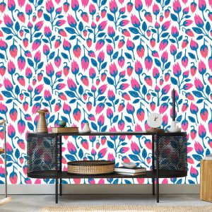 Papier Peint Fleurs De Style Rétro – Image 5