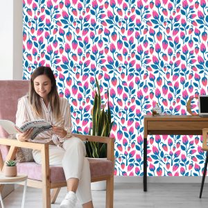 Papier Peint Fleurs De Style Rétro – Image 7