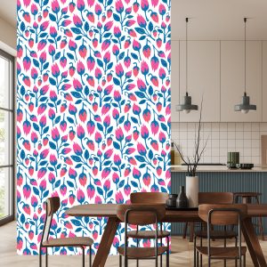 Papier Peint Fleurs De Style Rétro – Image 4