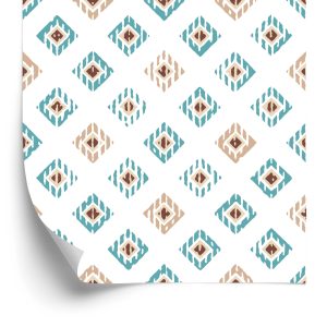 Papier Peint Motifs Géométriques Colorés – Image 2