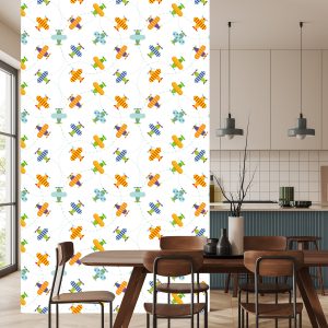 Papier Peint Avions Dans La Chambre Des Enfants Ciel Coloré – Image 4