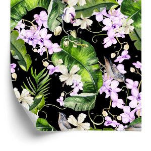 Papier Peint Pour Salon Orchidées Nature Fleurs Plantes – Image 2