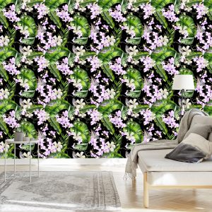 Papier Peint Pour Salon Orchidées Nature Fleurs Plantes – Image 3