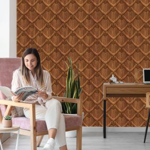 Papier Peint Ornement 3D En Bois – Image 7