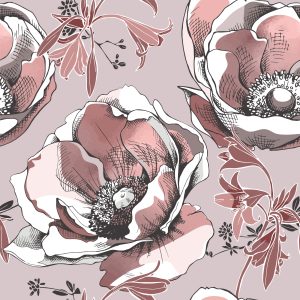 Papier Peint Belles Anémones – Image 1