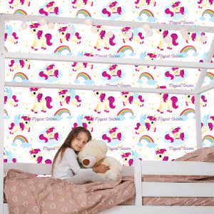 Papier Peint Pour Les Enfants - Licornes Magiques – Image 7