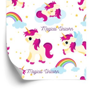 Papier Peint Pour Les Enfants - Licornes Magiques – Image 2