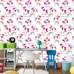 Papier Peint Pour Les Enfants - Licornes Magiques – Image 4