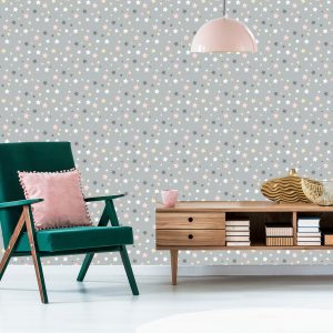Papier Peint Pour Les Enfants - Étoiles Multicolores – Image 6