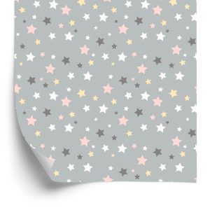 Papier Peint Pour Les Enfants - Étoiles Multicolores – Image 2