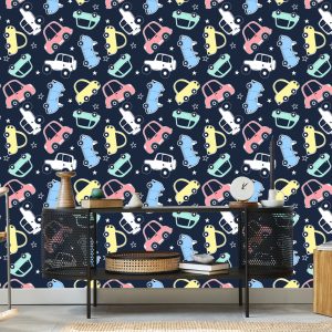 Papier Peint Dans La Chambre D'enfant Star Cars Colorée – Image 5