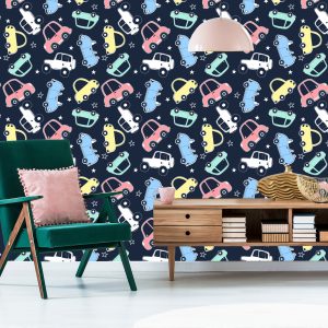 Papier Peint Dans La Chambre D'enfant Star Cars Colorée – Image 6