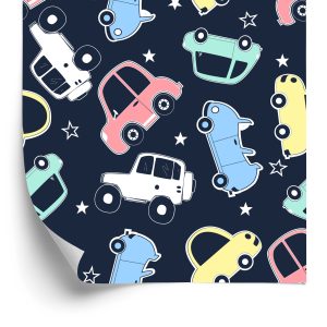 Papier Peint Dans La Chambre D'enfant Star Cars Colorée – Image 2