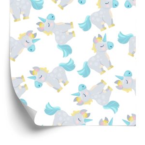 Papier Peint Pour Les Enfants - Licornes Endormies – Image 2