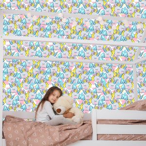 Papier Peint Pour Les Enfants - Licornes Endormies – Image 7