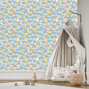 Papier Peint Pour Les Enfants - Licornes Endormies – Image 3