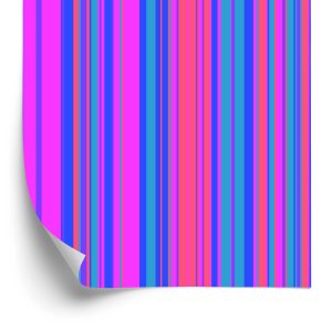 Papier Peint Salon De Bureau À Rayures Colorées Modernes – Image 2