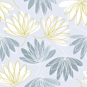 Papier Peint Nénuphars Comme Dessiné – Image 1