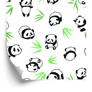 Papier Peint Pandas Parmi Le Vert – Image 2