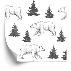 Papier Peint Arbre Des Ours Polaires – Image 2