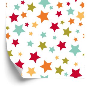 Papier Peint Pour Les Enfants - Étoiles Colorées – Image 2