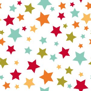 Papier Peint Pour Les Enfants - Étoiles Colorées – Image 1